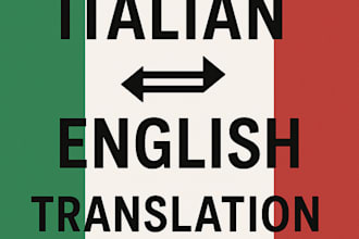 translate your text from italian to english or english to italian