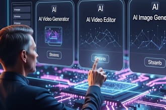 build ai video generator app, ai image generator app, ai video editor app