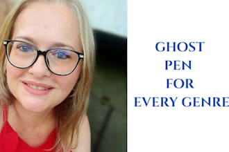 be your fiction writer, ghostwriter