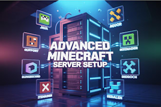 create custom minecraft server for you with premium plugins and mods