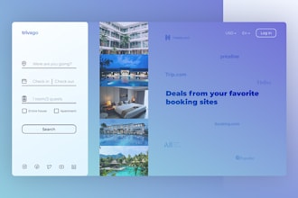develop a  hotel booking  website vacation rental and travel