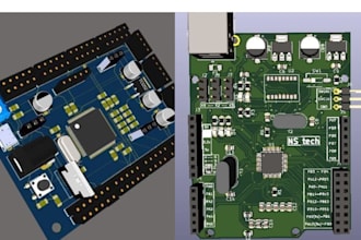 do arduino, esp32 wifi, raspberry pi or stm32  esp8266 firmware and pcb design