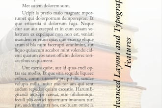 typeset a book for you