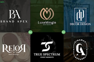 design luxury fashion clothing brand, apparel and boutique fashion logo design