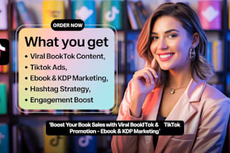 boost your book sales with viral booktok and tiktok promotion