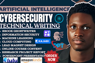 do technical writing, cybersecurity project, report, powerpoint design iot ebook