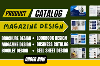 product catalogue design catalog, brochure, lookbook, sell sheet, magazine book