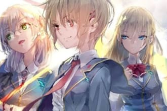 design your visual novel in anime style and manga art