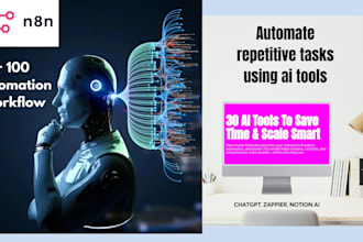 automate repetitive tasks using ai tools like  chatgpt, zapier, and notion ai