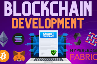 do blockchain and web3 dapp development, smart contract and solidity expert