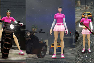 custom tattoo, custom ped, custom clothes, fivem chain, custom fivem ped
