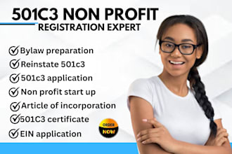 501c3 reinstate nonprofit, 501c3 non profit registration sba loan, bylaw, 990