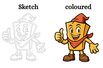 do 2d 3d mascot logo design 2d nsfw character design and animation