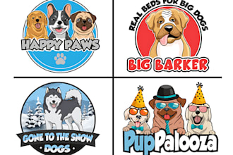 do modern pet, animal, pet care, pet service, pet business and pet brand logo