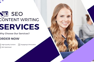 do seo content writing, article , blogpost and copywriting