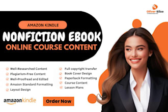 be amazon KDP nonfiction ebook creator writer ghostwriter online course content