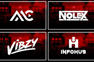 do 2 dj music logo and band musician singer design band, edm, typography, metal