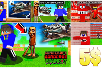 design professional minecraft thumbnails