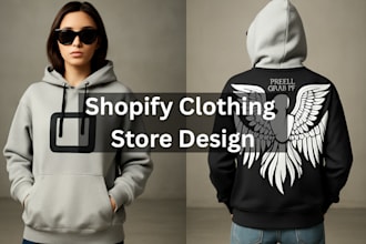 do clothing shopify store design or fashion store