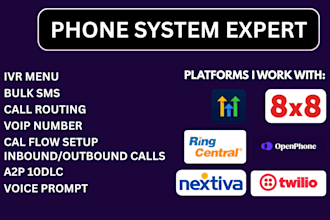 setup ringcentral 3cx twilio vitalpbx freepbx aircall voip vicidial