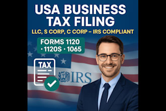 prepare and file irs 1120 1120s or 1065 tax forms