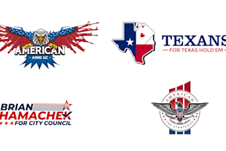 make a professional logo for your political, patriotic, campaign