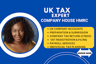 file UK company accounts and corporation tax return ct600 UK tax return to hmrc