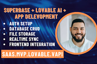 develop loveable superbase app lovable ai website chatbot saas mvps