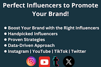 find the best instagram influencers, youtube, tiktok best influencers
