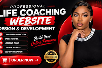 build life coach website career website consulting website therapy website