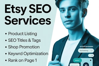 do etsy SEO with optimized titles and tags to boost sales