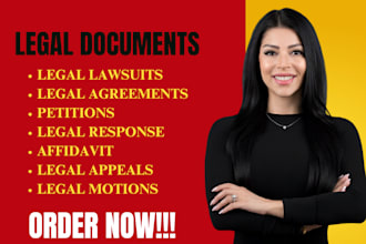 draft legal notice, claim letter, cease desist, eviction notice or their replies