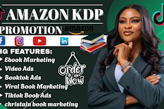 promote your viral or ebook with amazon KDP ads, booktok,