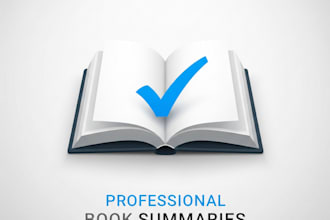 create a clear and concise summary of your book