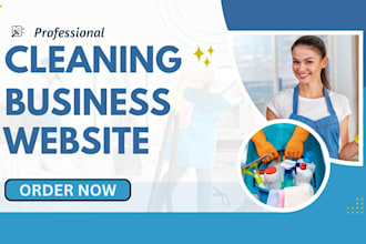 design cleaning service website, office and house cleaning website booking koala