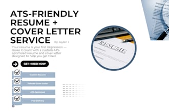 help write a modern, customized resume that lands interviews
