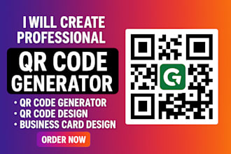 generate a custom qr code design with logo in 30 min