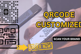 design a custom qr code with your logo generate stylish custom business qr code