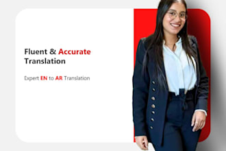 provide expert english to arabic translation services