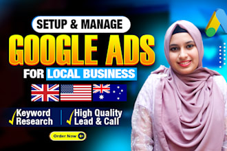 run google ads ppc campaign for local business in uk usa australia