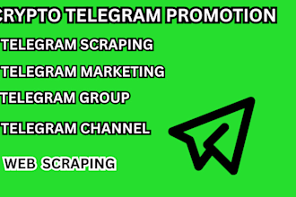 superfast crypto telegram promotion, telegram channel and group,telegram scraper