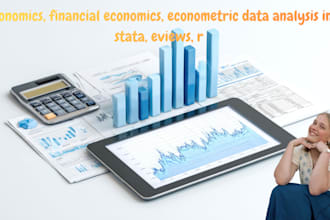 economics, financial economics, econometric data analysis in stata, eviews, r
