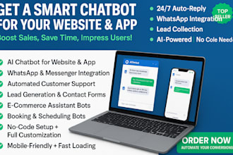 develop chatgpt ai mobile app website ai software saas chatbot automation tools