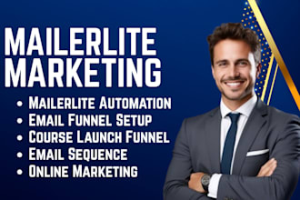set up mailerlite funnels and automation for online course creators