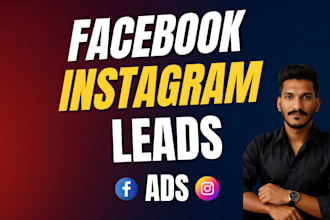run facebook, instagram leads ads for your local business