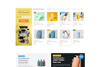create website templates designs in figma or PSD for you