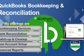 do quickbooks online bookkeeping, bank reconciliation