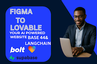 design figma to lovable dev, bolt new ai saas, v0  supabase