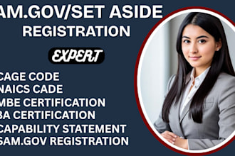 do mbe cage code wosb capability statement sam gov uei
