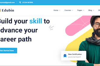 education website, educational website,institute website school website design
